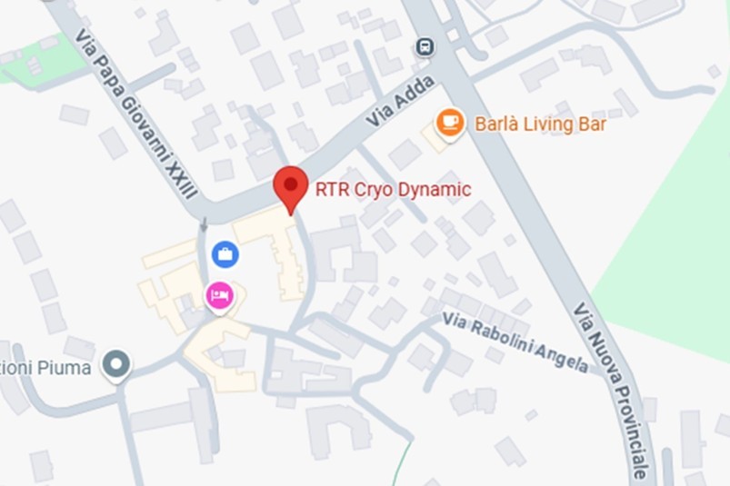 mappa Cryo Dynamic, dove siamo